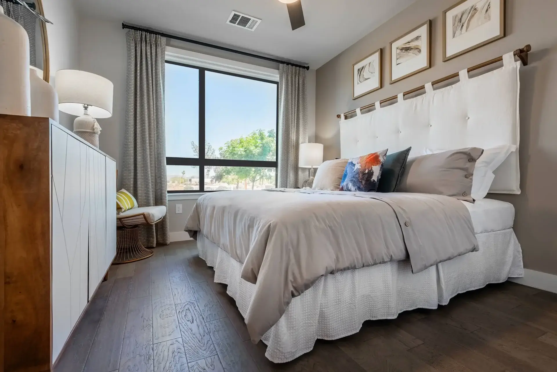 bedroom at the quincy at kierland scottsdale apartments 60